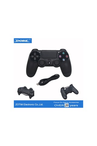 Dobe Playstation 4 Uyumlu Kablosuz Oyun Kolu Siyah - Tp4-883