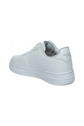 Best Of 042-26 Deri Anatomik Bağcıklı Sneaker 36-40 Beyaz