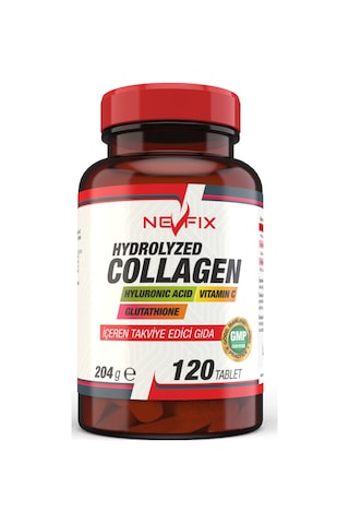 Nevfix Collagen ( Kolajen) Hyaluronic Acid 120 Tablet