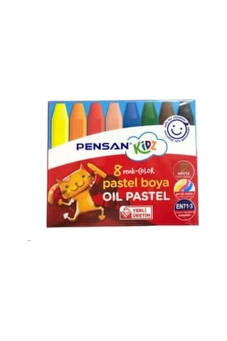 Pastel Boya 8 Renk Çocuklar Için Genel