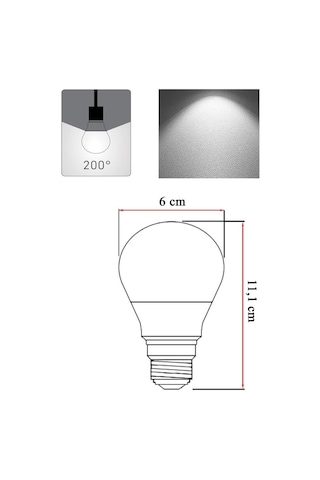 Panasonic 10,5w 75w Led Ampul 6500k - Beyaz Işık E27