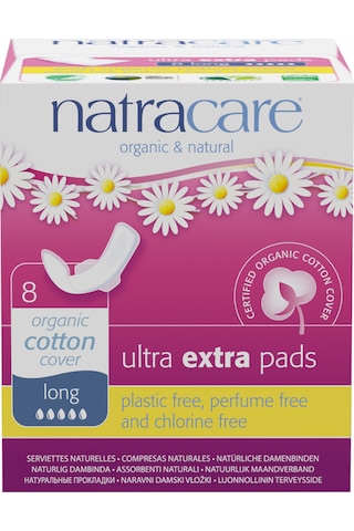 Natracare Ultra Ekstra Hijyenik Ped Uzun 8'li
