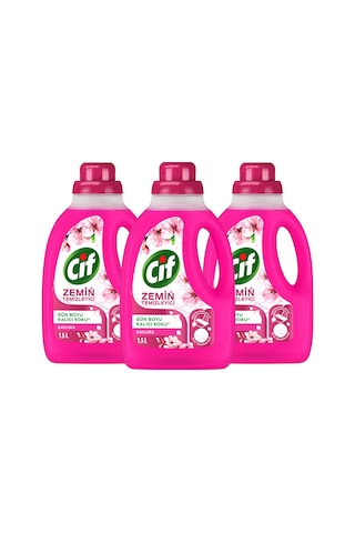 Cif Zemin Temizleyici Sakura 3 x 1500 ML