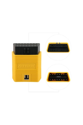 Autool Obd2 16 Pin Uzatma Evrensel Uzatma Konektörü Elm327/al519/easydiag Obd Tarayıcıyı Başlatın Adaptörü