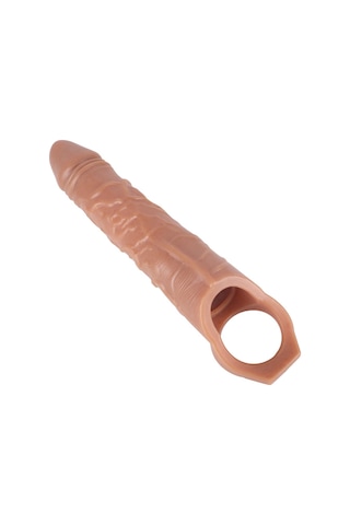 Pembe Tilki Titreşimli Penis Kılıfı Ten Rengi