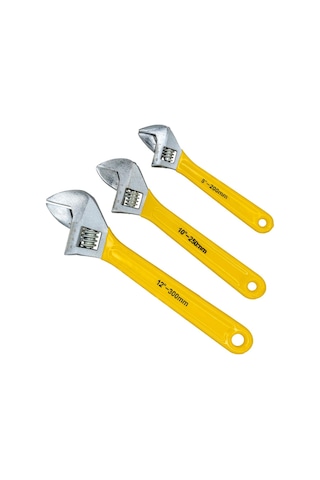 6013 Kurbağacık Anahtar Seti 8"-10"-12" 3 Parça