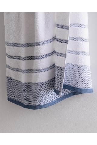 Madame Coco Luth Pamuklu Banyo Havlusu - Lacivert/mavi - 70x140 Cm 8684427297872 Çok Renkli