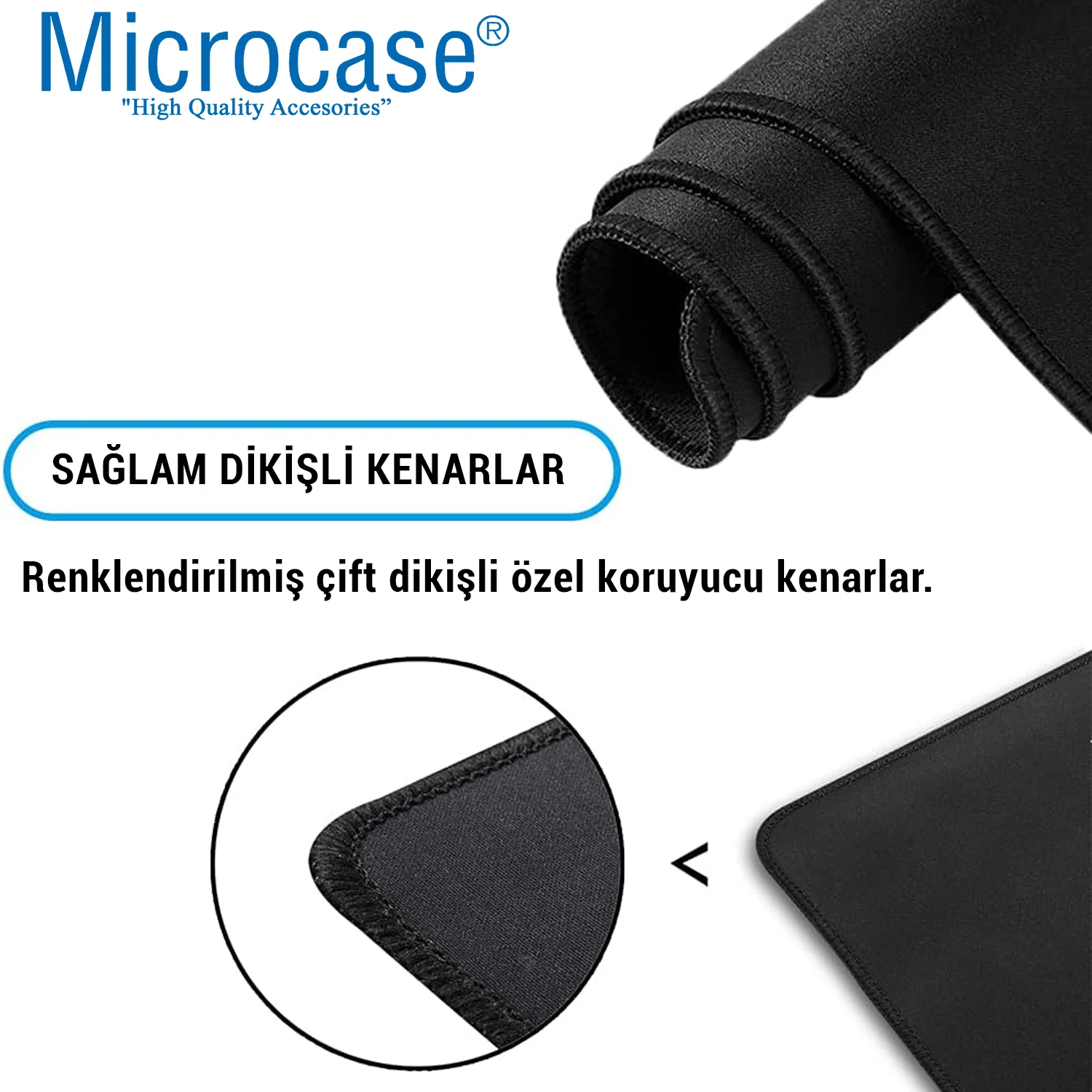 Microcase Taraftar Serisi Konforlu Kaymaz Taban Oyuncu Mousepad 25x30cm Sarı-kırmızı - Al5310