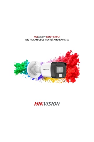 Ds-2ce16d0t-exlpf Gece Renkli Dış Mekan Kamera 2mp 2.8mm