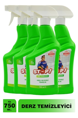 Stop Forte Derz Temizleyici 750 ML 4'lü Set