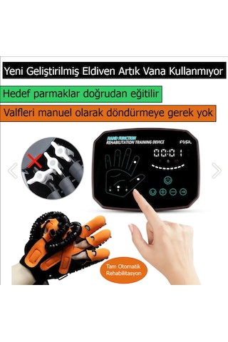 Fosiltech Tam Profesyonel Rehabilitasyon Robotu Sağ El L