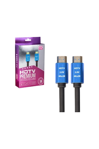 Seenergy SE-3M4K Gold 2.0V 2K 4K HDTV HDMI Kablo 3 M