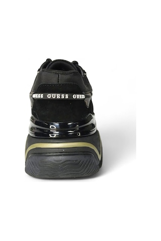 Guess Mıcola-haki Çizgili Kadın Sneaker-fl7mıcfal12-2 Siyah-haki