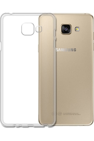 Galaxy Uyumlu A5 2016 Kılıf Zore Süper Silikon Kapak Renksiz