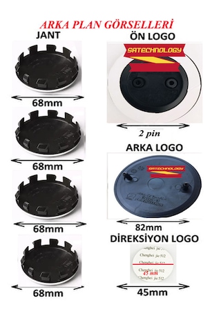 F10 Serisi Uyumlu Logo Seti 7 Parça F10 Set Mavibeyaz