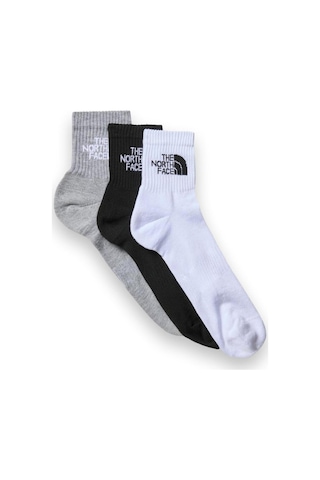 The North Face Multı Sport Cush Quarter Sock 3p Çorap Nf0a882g3ow1 001