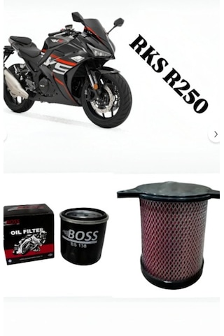 Boss Rks R250 Yağ Ve Hava Filtresi Seti