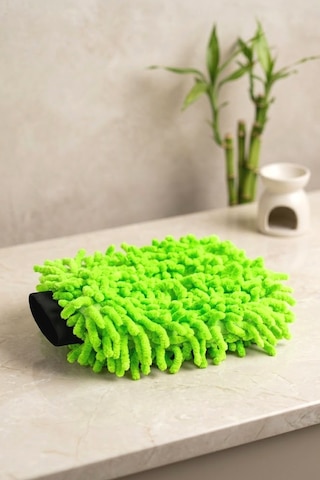 Myclean Mikrofiber Araba Yıkama Eldiveni Makarna Eldiven