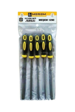 Meşem 32 CM Büyük Boy 5'li Eğe Seti