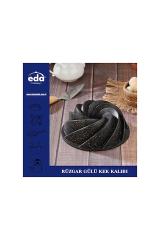 Eda Rüzgar Gülü Kek Kalıbı 26 Cm Gri
