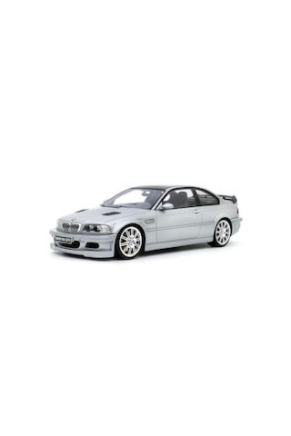 1:18 Otto 2001 Bmw E46 M3 Gtr Street Titan Silver Resin Kapalı Model Minyatür Araba 25cm