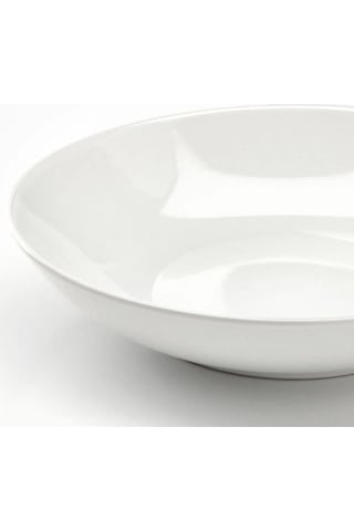 Ikea Godmıddag Seramik 6 Kişilik 18 Parça Yemek Takımı 20-26 Cm Beyaz Yuvarlak