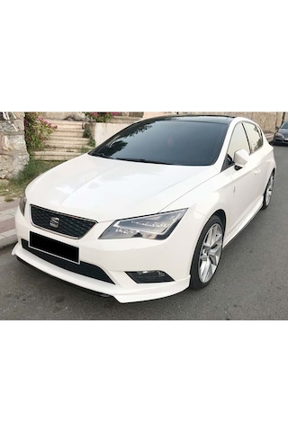 Seat Leon Mk3 Style Ön Ek Karlık Abs Plastik Mat Siyah 2012 2013 2014 2015 2016 Makyajsız Kasa Karlık+bodykit+ek