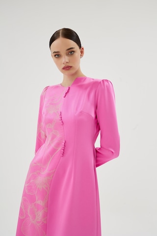 Senna Tırena Elbise Pembe Pembe