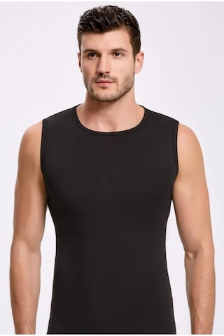 İlke Erkek Bisiklet Yaka Kolsuz Badi Fanila Atlet 1006-1007 - 6 Adet 001