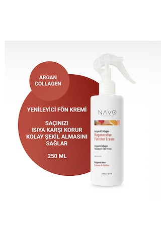 Isıya Ve Güneşe Karşı Koruyucu Argan & Collagen Besleyici Ve Onarıcı Sıvı Saç Kremi 250 Ml
