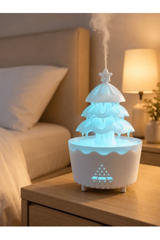 Rgb Aydınlatmalı Şans Ağacı Aromaterapi Difüzörü 250 Ml Hava Nemlendirici Diğer