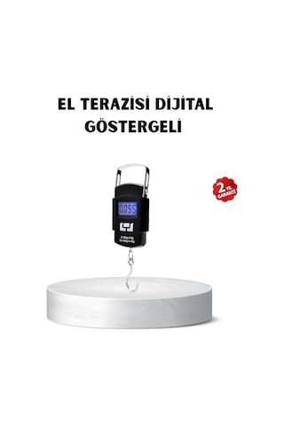 Portatif Dijital El Kantarı - Bavul, Kargo Ve Paket Tartı Cihazı 50 Kg