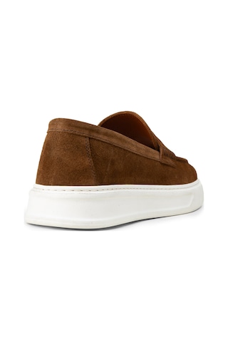 Deery Erkek Hakiki Süet Taba Renk Loafer Ayakkabı - 02043mtbap03