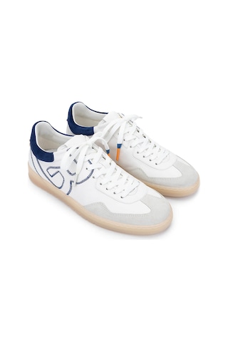 Barracuda Erkek Hakiki Deri Beyaz/lacivert Sneakers & Spor Ayakkabı 511 Bu3538b Erk Ayk Y25 Marmo/cml/ntcl Beyaz Mavi