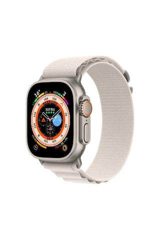 Watch 7 45mm Uyumlu Krd-74 Hasır Zore Kordon-beyaz