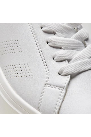 Lescon Loyal Beyaz 36-40 Yüksek Taban Comfort Casual Spor Ayakkabısı Beyaz