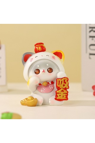 İşanslar Kedidesorasyonu Karikatür Sevimli Masaüstüaraba Desorasyonu 1 Adet