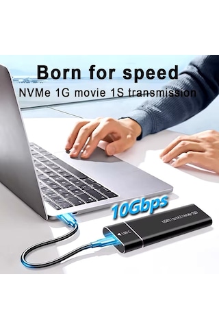 Bluesery Bs-m22 Nvme M.2 Ssd Kutusu 3.1 Type-c Uyumlu