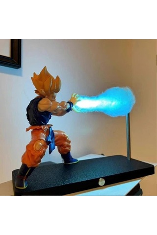 Dragon Ball Z Goku Kamehameha Gece Lambası Manyetik Dokunmatik Levitasyon Masa Led Lambası Anime Dekor Ve Hediye Fmy Çok Renkli