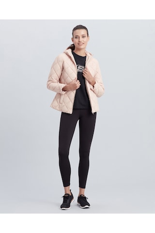 Skechers W Capitone Hooded Jacket Kadın Light Camel Mont S212001-230 Bej
