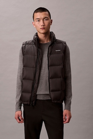 Erkek Regular Fit Dik Yaka Kapitoneli Şişme Yelek - Siyah Black