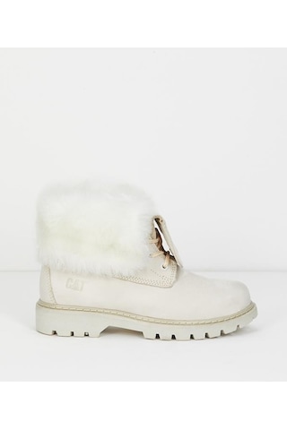 Caterpillar Utah Fur Beige Nubuk Kadın Bot Bej
