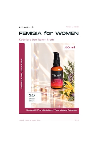 L'carlıe Femisia Kadınlara Özel Bitkisel İntim Bakım Kremi 50 Ml
