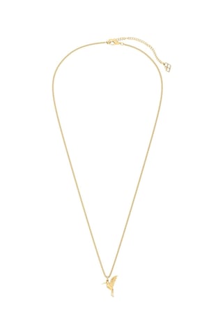 Chocli 18 Ayar Altın Kaplama Humming Bird Kolye