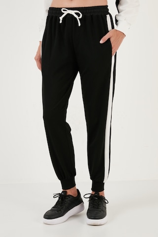 Lela Renk Bloklu Regular Fit Kapüşonlu Spor Bayan Takım 5863835 Antrasit