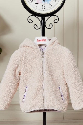 Benitto Kids Çift Taraflı Kız Bebek Çocuk Mont 51344 Mor