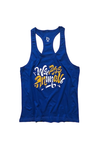 Bluu Fitness Gym Tank Top Sporcu Atleti Animall Bluu Fitness Gym Tank Top Sporcu Atleti Animall