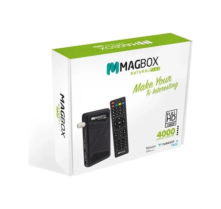 Magbox Natural Plus Tkgs'li Youtube - Usb Mini Full Hd Uydu Alıcısı