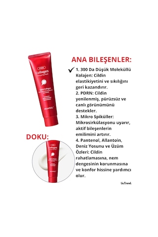 Medipeel Collagen Glow Wrapping Mask 100 Ml Cilde Işıltı Kazandıran, Spiküller Ve Pdrn İçeren Film Maskesi