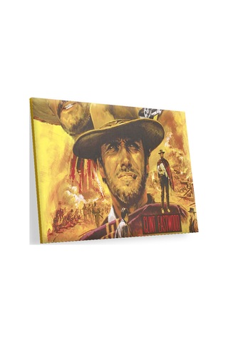 Cakasepetim Clint Eastwood Kompozisyon Ahşap Mdf Tablo